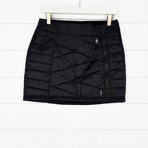 NWT Smartwool Smartloft Zip Skirt Black Puffer Small Winter Warm